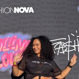 New York sheer top, crystals on letters , this top is long I tied it in a knot